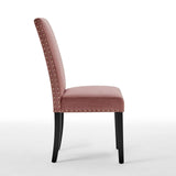 Parcel Performance Velvet Dining Side Chairs - Set of 2