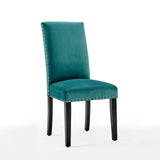 Parcel Performance Velvet Dining Side Chairs - Set of 2