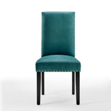 Parcel Performance Velvet Dining Side Chairs - Set of 2