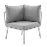 Riverside 28" Outdoor Patio Aluminum Set