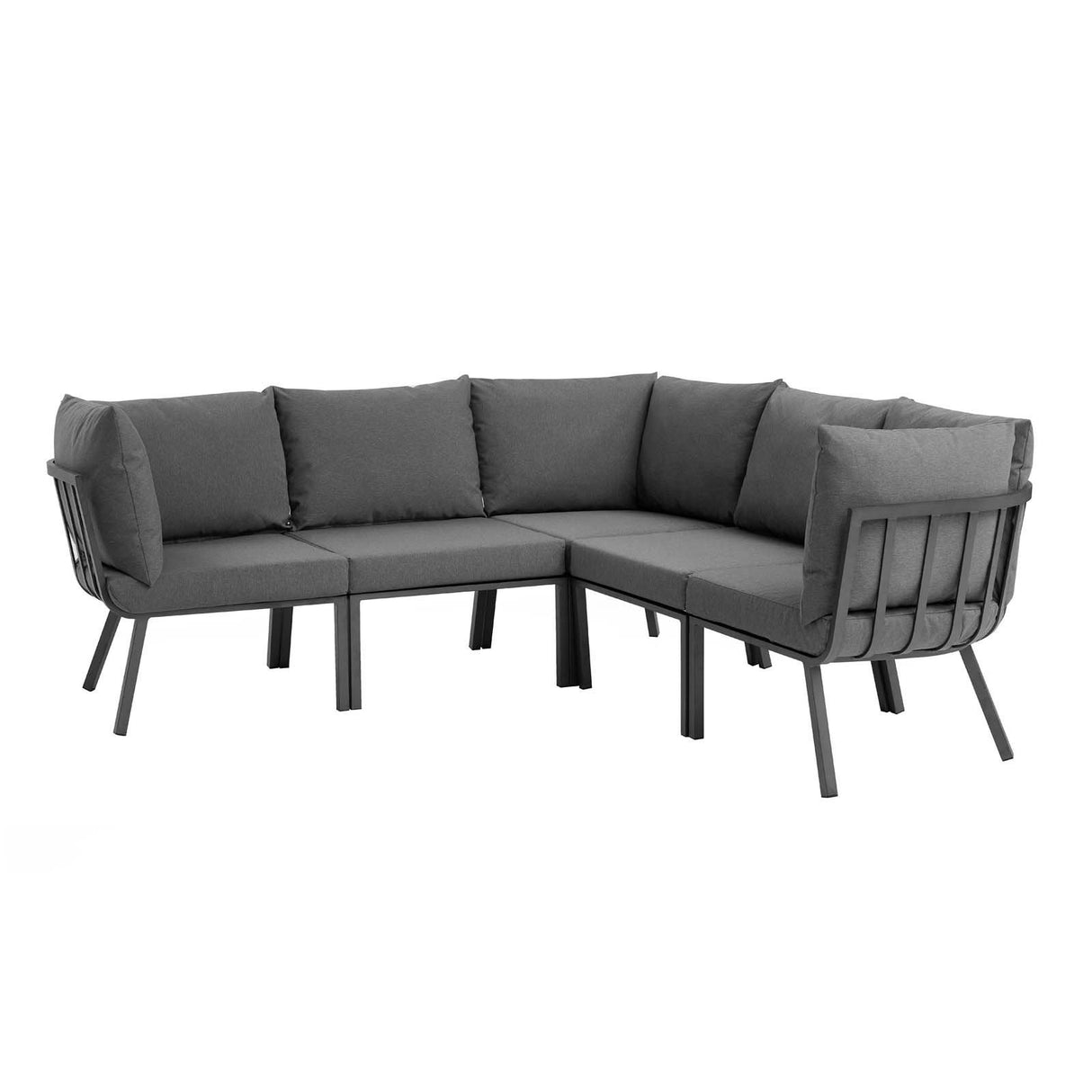 Riverside 28" Outdoor Patio Aluminum Set