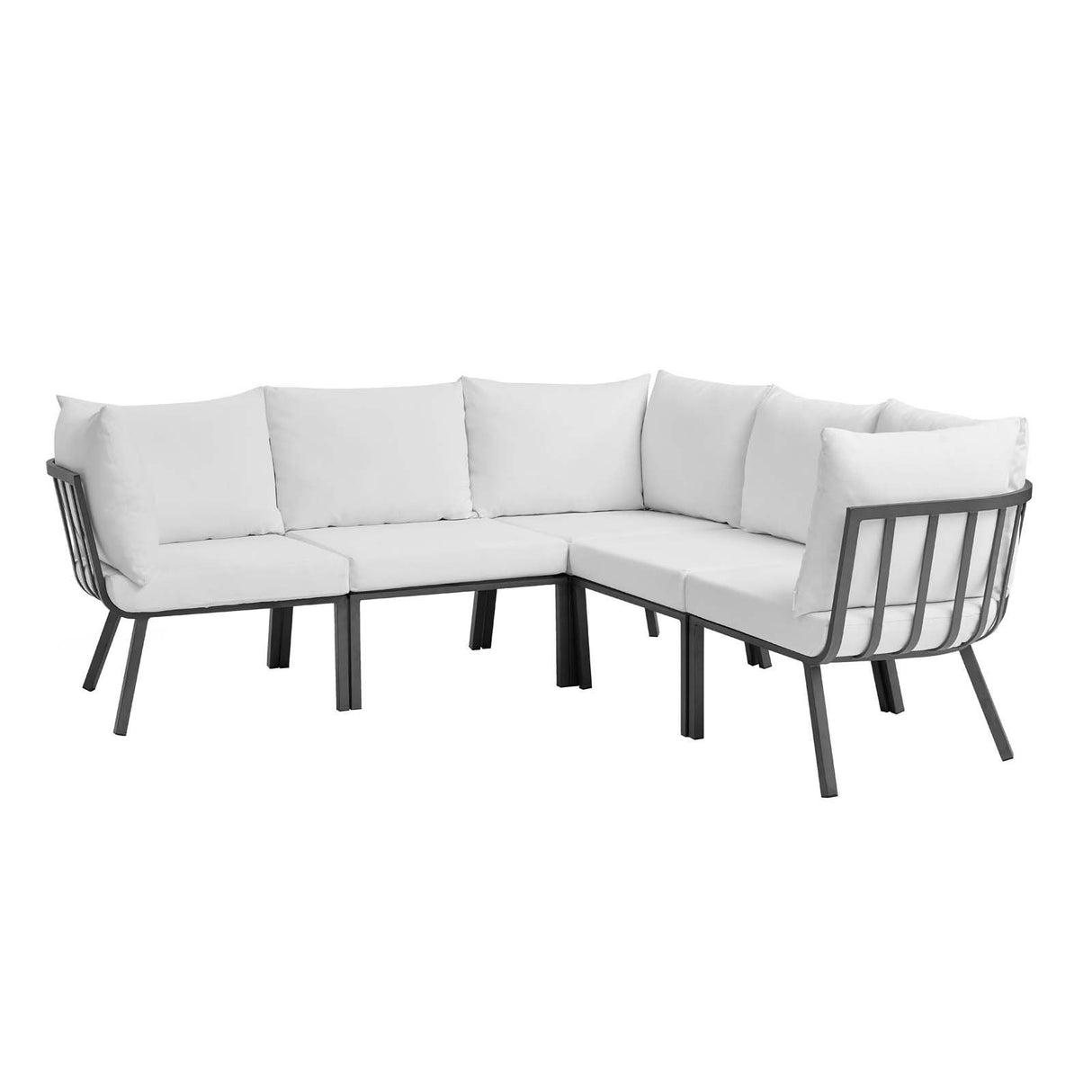 Riverside 28" Outdoor Patio Aluminum Set