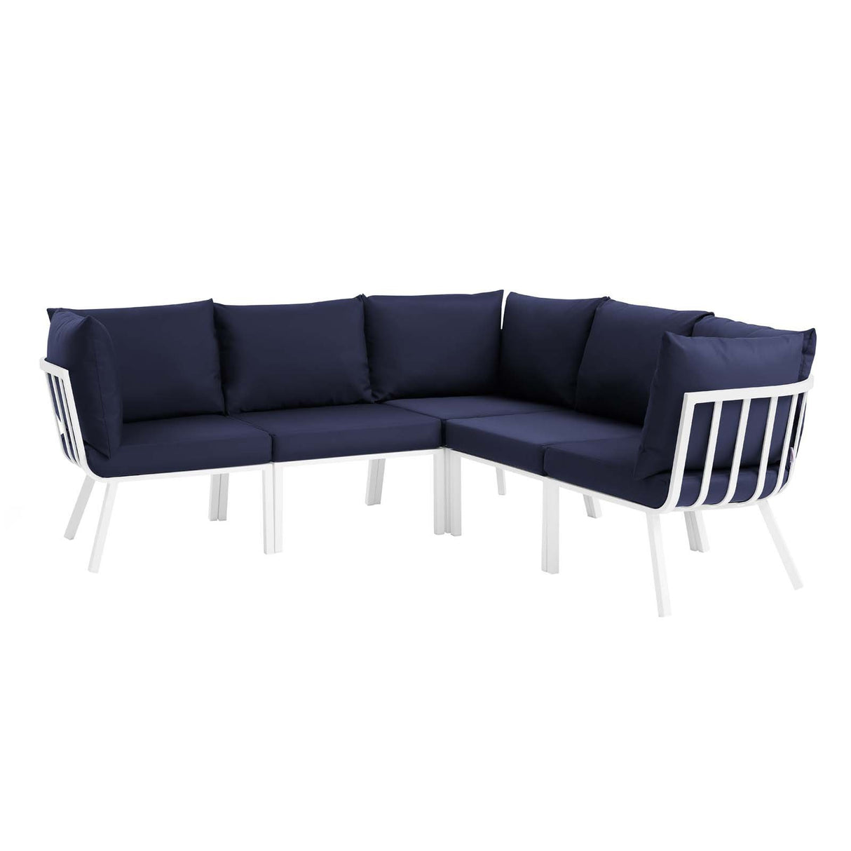 Riverside 28" Outdoor Patio Aluminum Set