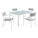 Raleigh Outdoor Patio Aluminum Dining Set