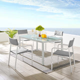 Raleigh Outdoor Patio Aluminum Dining Set