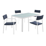 Raleigh Outdoor Patio Aluminum Dining Set