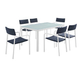 Raleigh Outdoor Patio Aluminum Dining Set