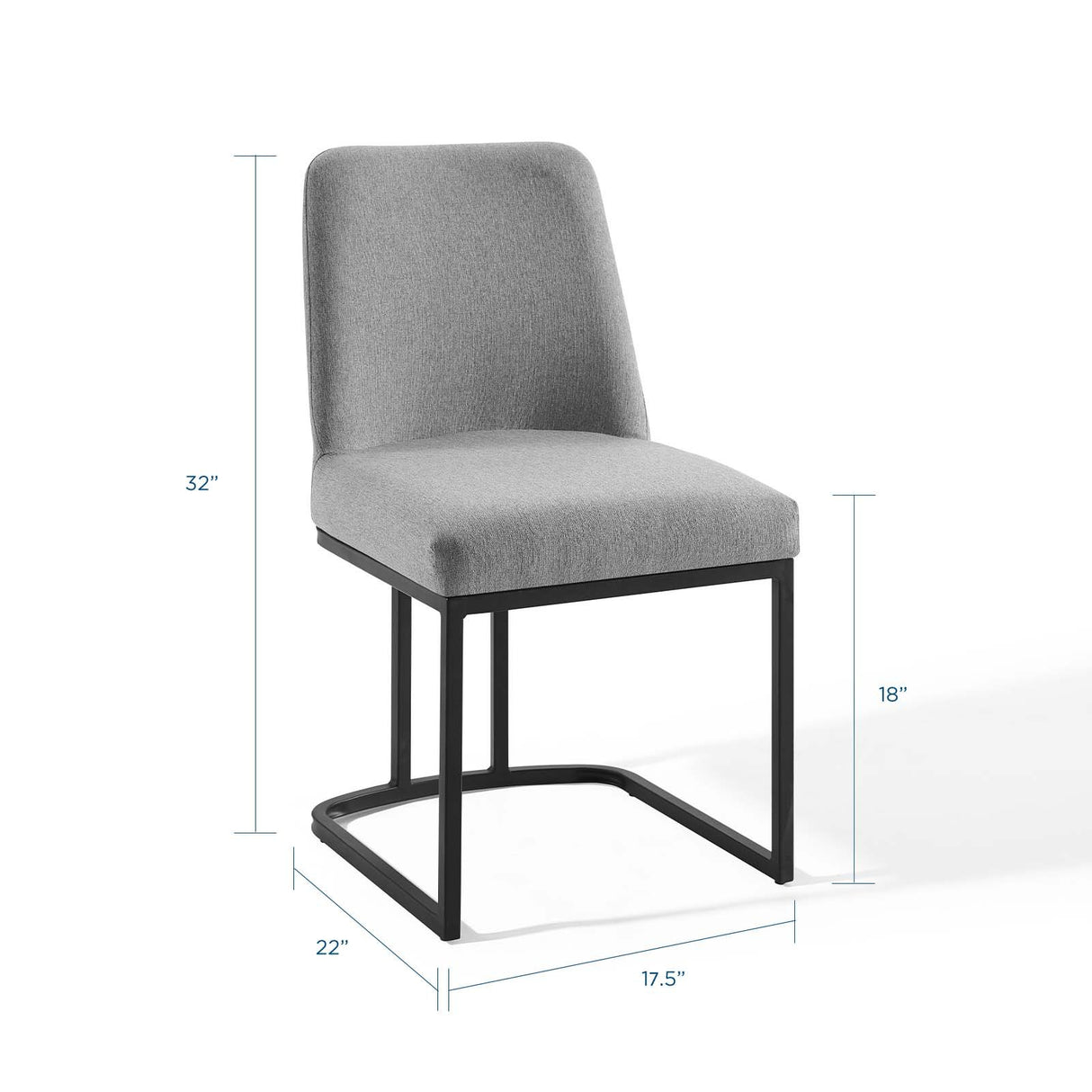 Amplify Sled Base Performance Dining Side Chair - BUILDMYPLACE