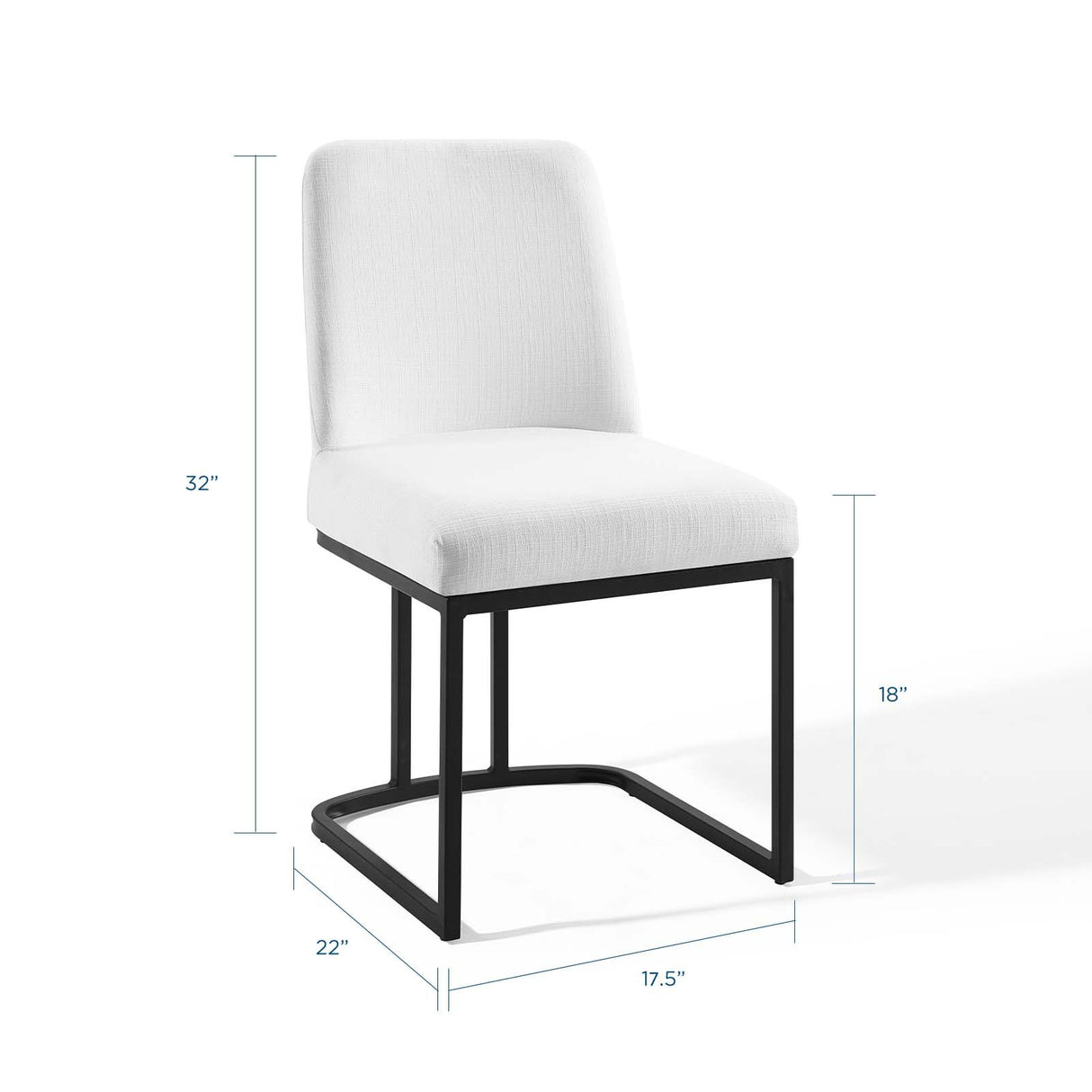 Amplify Sled Base Performance Dining Side Chair - BUILDMYPLACE