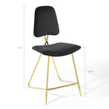 Ponder Performance Stool In Velvet