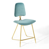 Ponder Performance Stool In Velvet