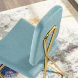 Ponder Performance Stool In Velvet