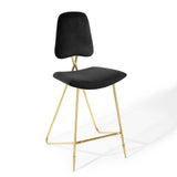 Ponder Performance Stool In Velvet