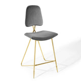 Ponder Performance Stool In Velvet