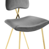 Ponder Performance Stool In Velvet