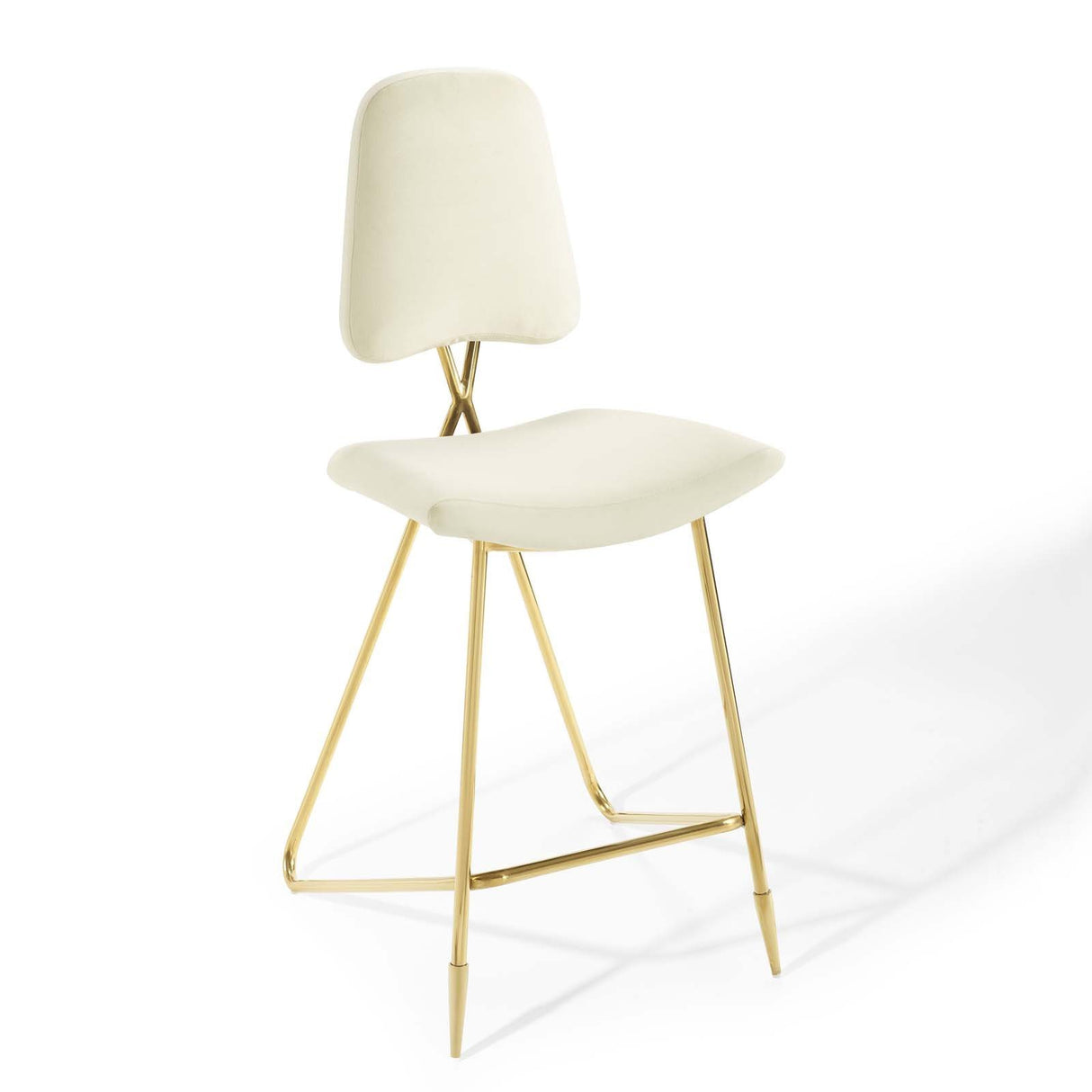 Ponder Performance Stool In Velvet