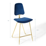 Ponder Performance Stool In Velvet