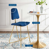 Ponder Performance Stool In Velvet