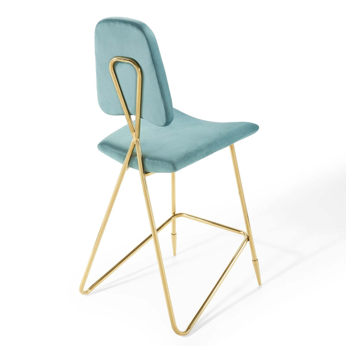 Ponder Performance Stool In Velvet