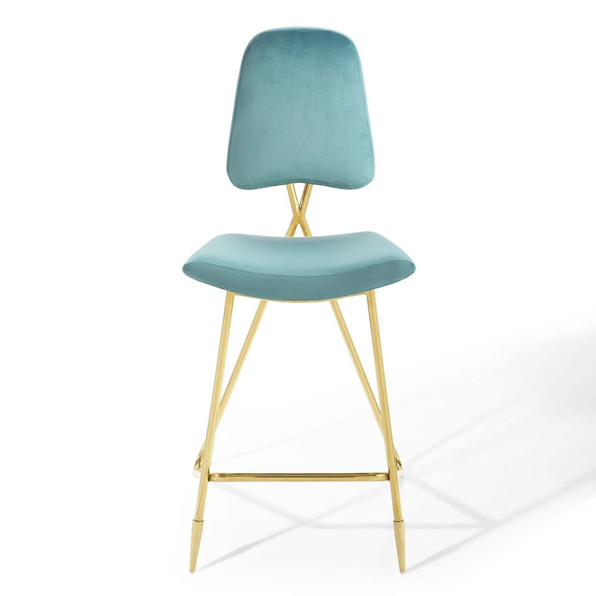 Ponder Performance Stool In Velvet