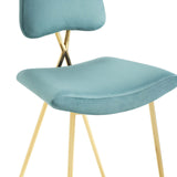 Ponder Performance Stool In Velvet