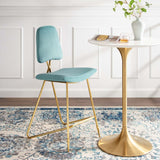 Ponder Performance Stool In Velvet