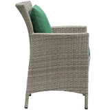 Conduit 5 Piece Outdoor Patio Wicker Rattan Dining Set