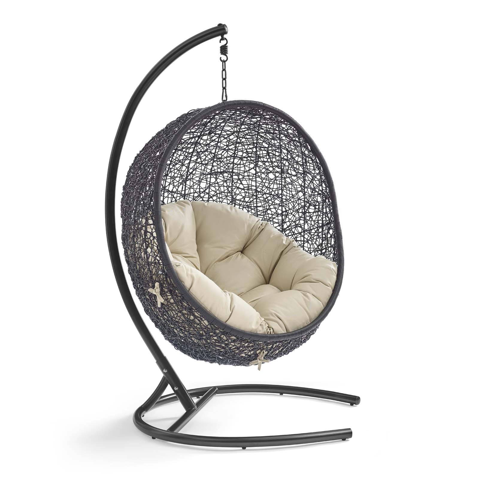 Hanging Basket Swing Chair For Indoor and Outdoor Decor - Encase Swing Outdoor Patio Lounge Chair