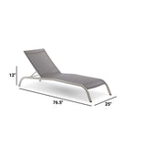Savannah Outdoor Patio Mesh Chaise Lounge Set of 2