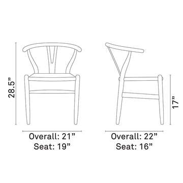 Mid - Century Modern Amish Kitchen And Dining Chair - Modern Dining Chair Sets