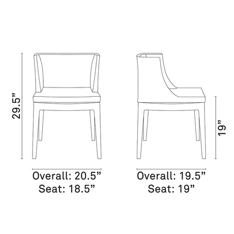 Vintage Flower Kitchen And Dining Side Chair - Fabric Dining Chair In Clear - BUILDMYPLACE