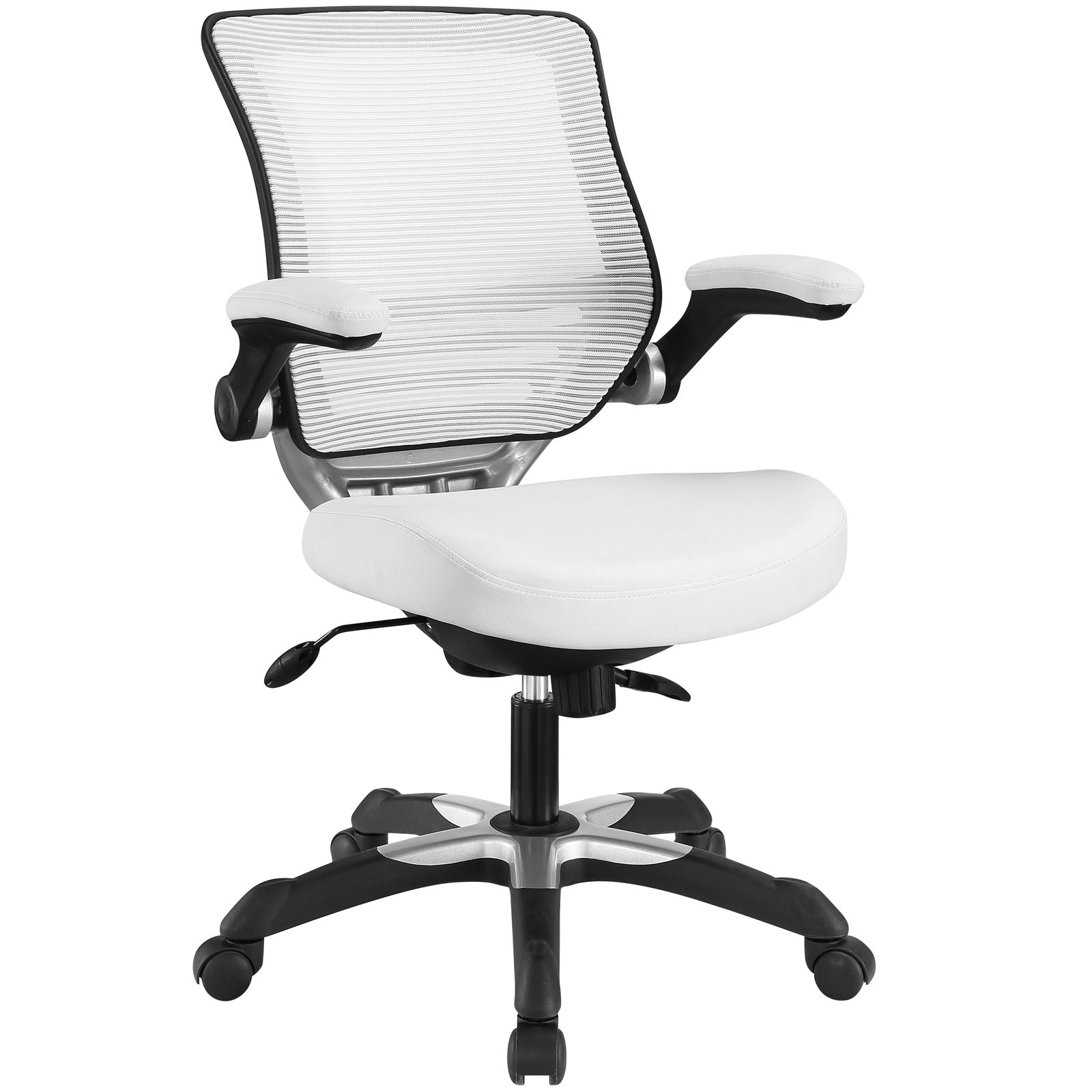 Shop Brown Edge Vinyl Office Chair at BUILDMyplace