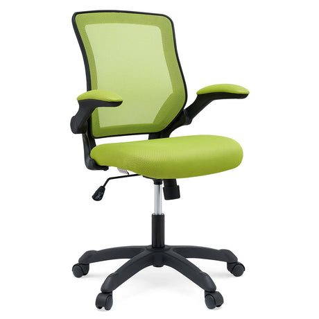 Veer Mesh Office Chair - Armrests Support, Rotational Wheel - For Computer Desk - BUILDMYPLACE