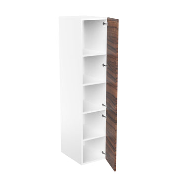 RTA - Ebony UV - Single Door Tall Cabinets | 18"W x 84"H x 23.8"D