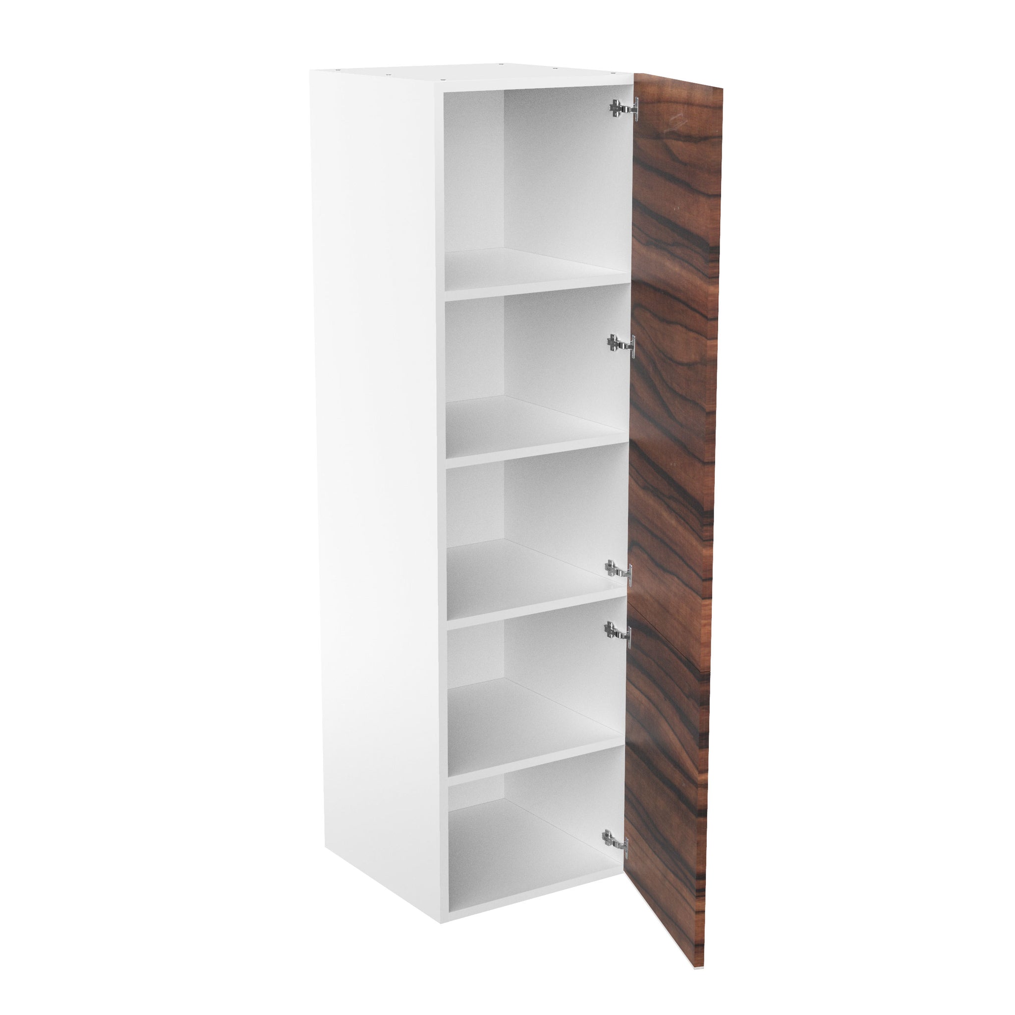 RTA - Ebony UV - Single Door Tall Cabinets | 24"W x 84"H x 23.8"D