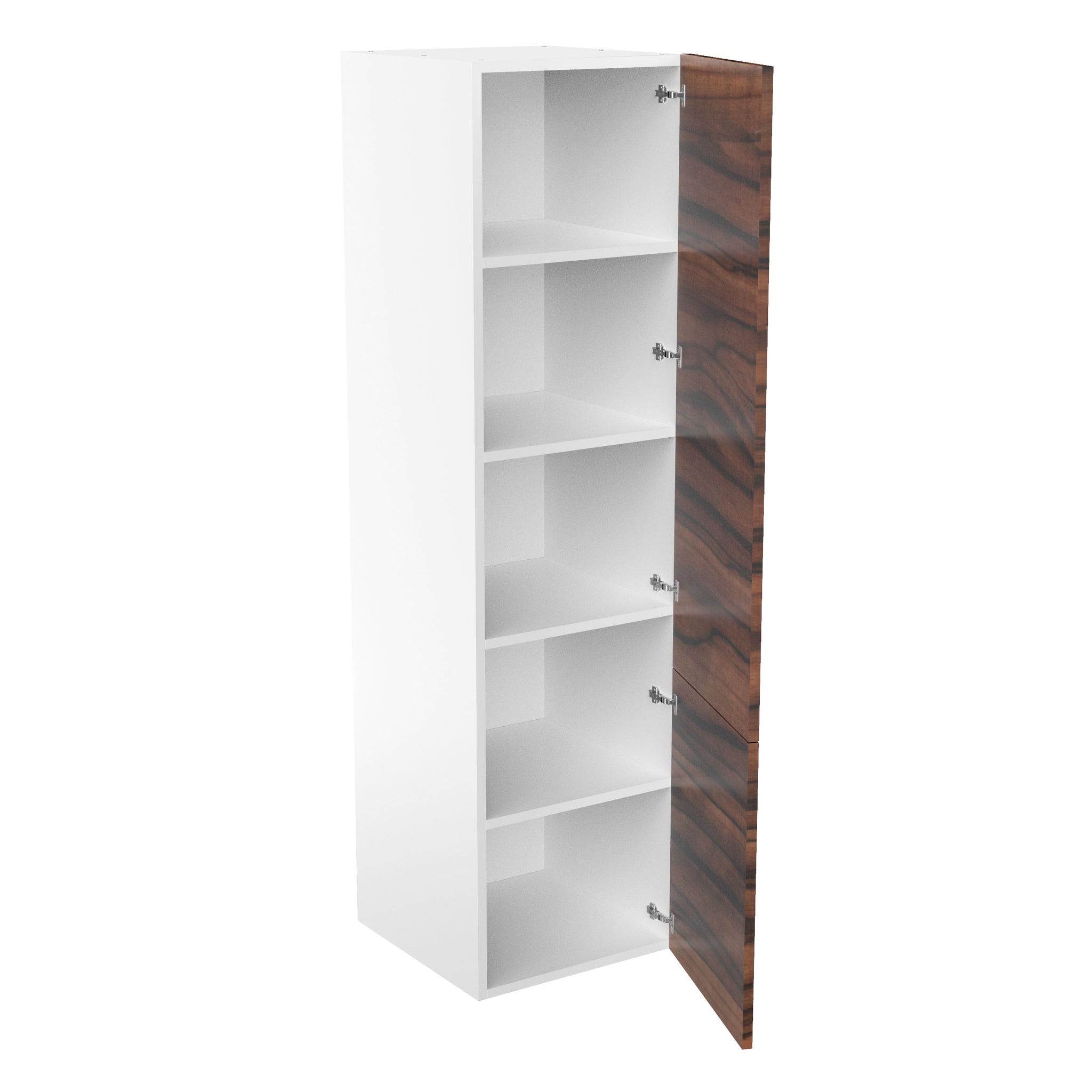 RTA - Ebony UV - Single Door Tall Cabinets | 24"W x 90"H x 23.8"D