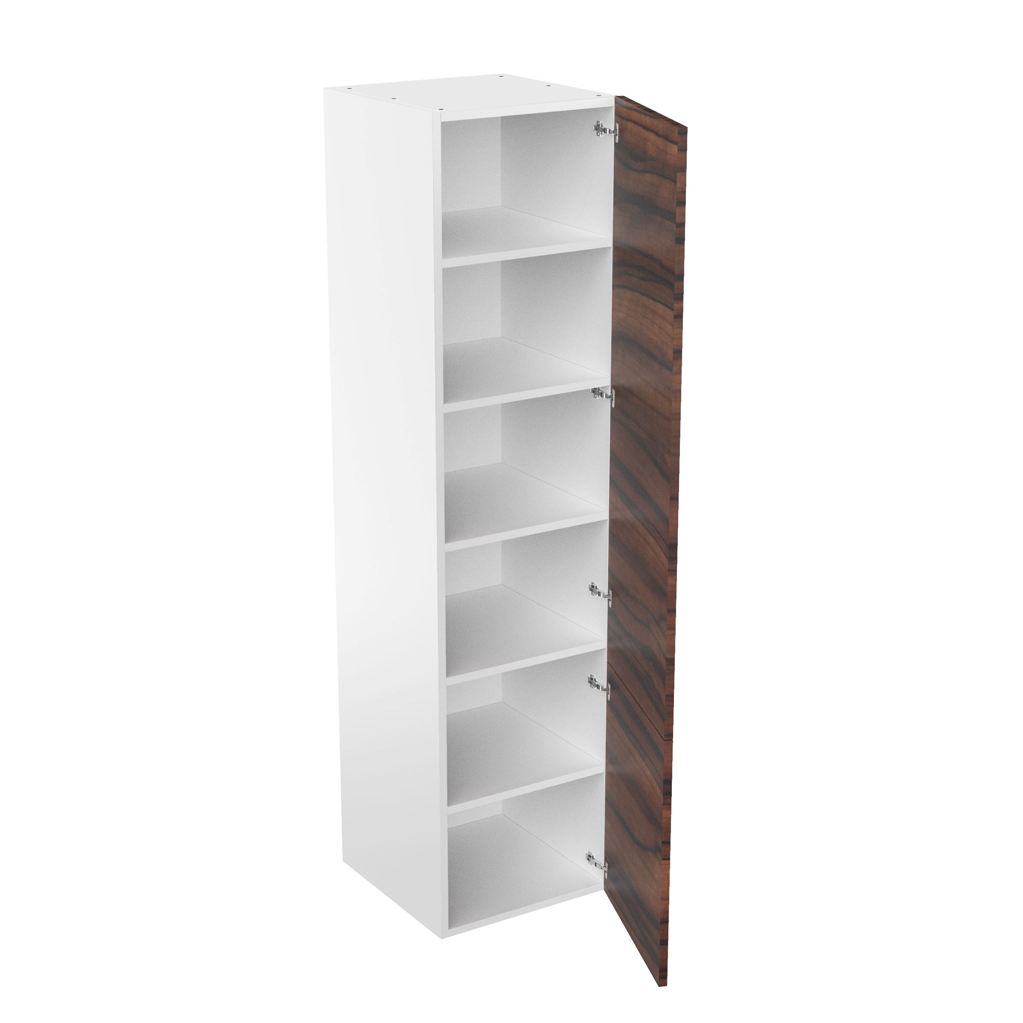 RTA - Ebony UV - Single Door Tall Cabinets | 24"W x 96"H x 23.8"D