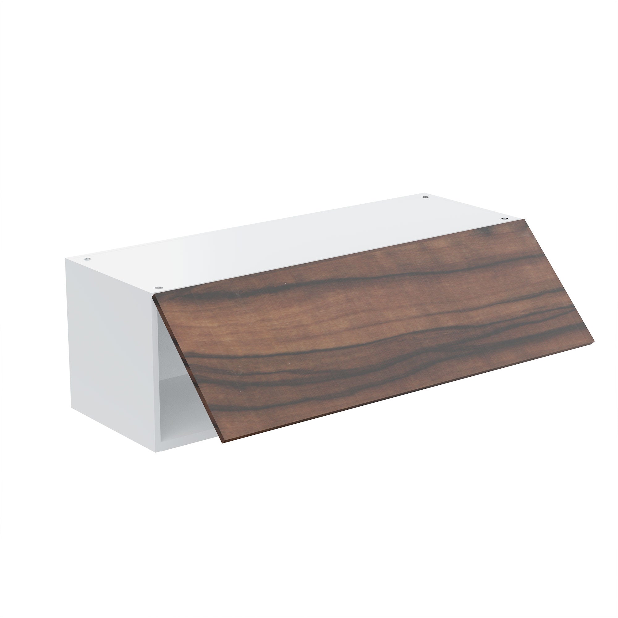 RTA - Ebony UV - Horizontal Door Wall Cabinets | 36"W x 12"H x 12"D