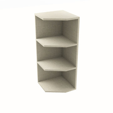 RTA - Fabric Grey - End Wall Shelf Base Cabinets | 12"W x 42"H x 12"D