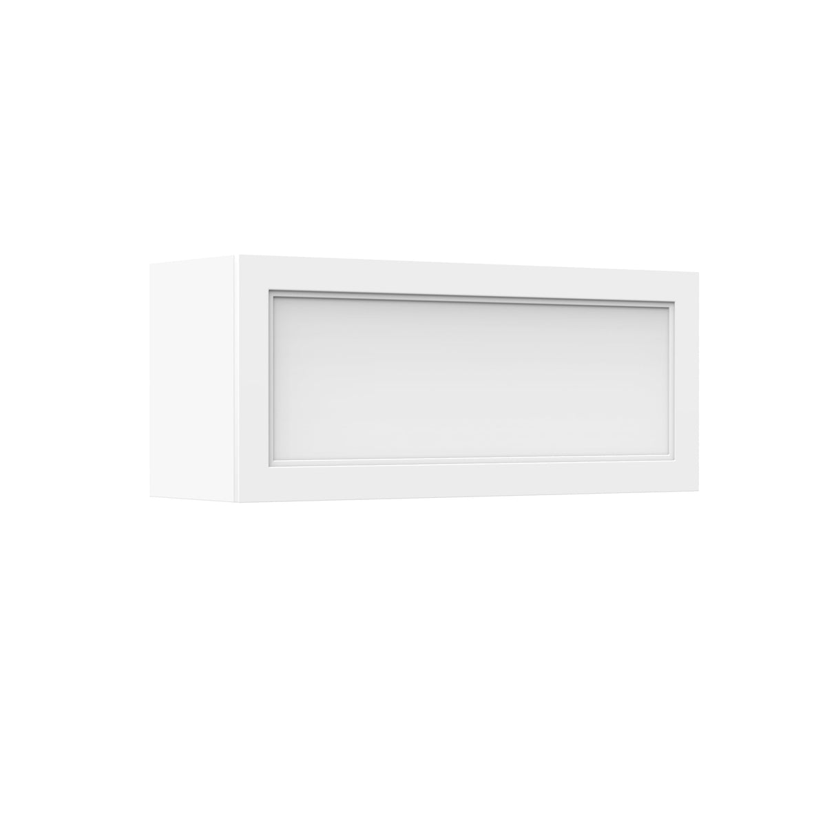 RTA - Fashion White - Horizontal Door Wall Cabinet | 36"W x 15"H x 12"D