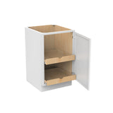 RTA - Fashion White - Single Door & Drawer Base Cabinet | 21"W x 34.5"H x 24"D