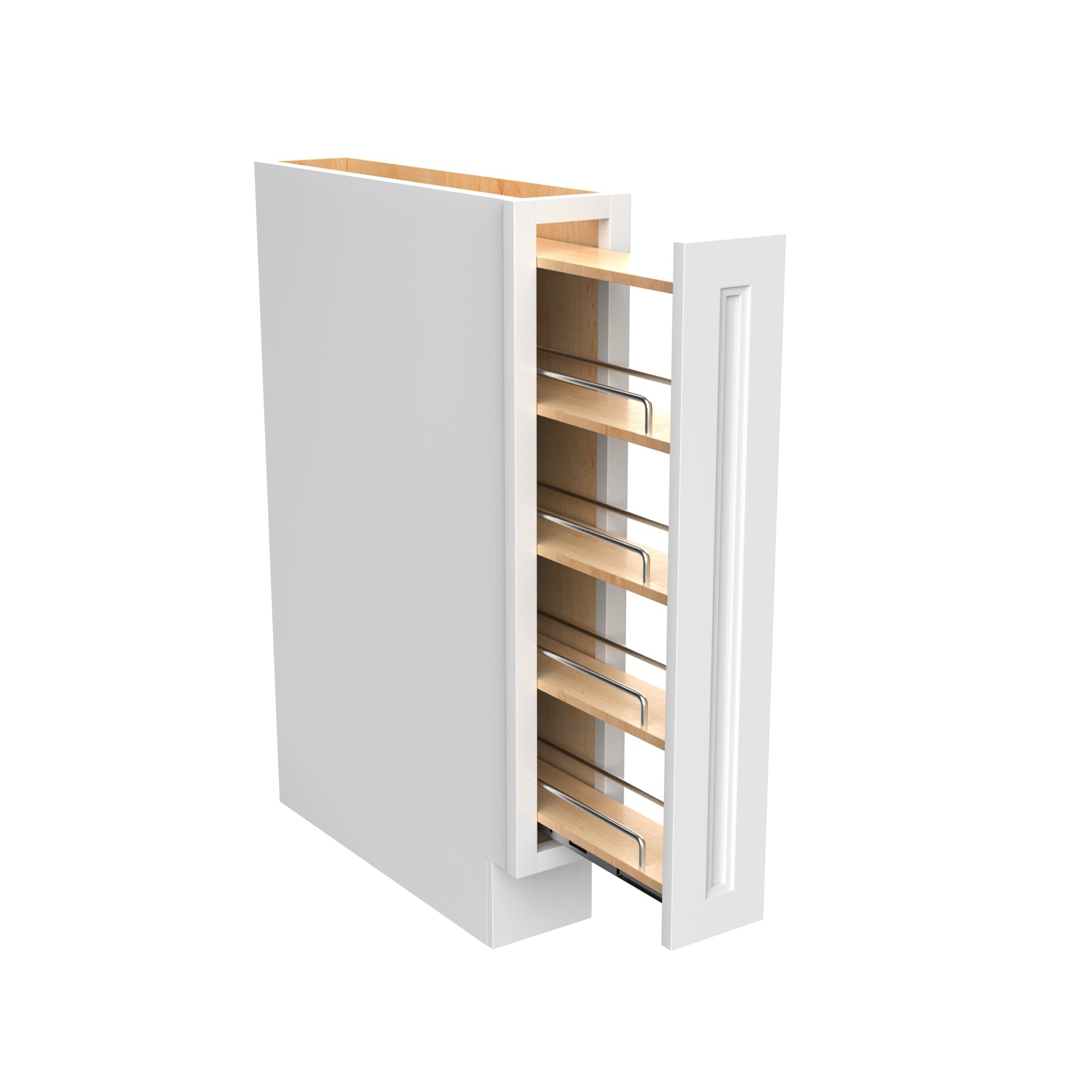 RTA - Fashion White - Spice Base Cabinet | 6"W x 34.5"H x 24"D