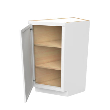 RTA - Fashion White - Angle Base End Cabinet | 12"W x 34.5"H x 24"D