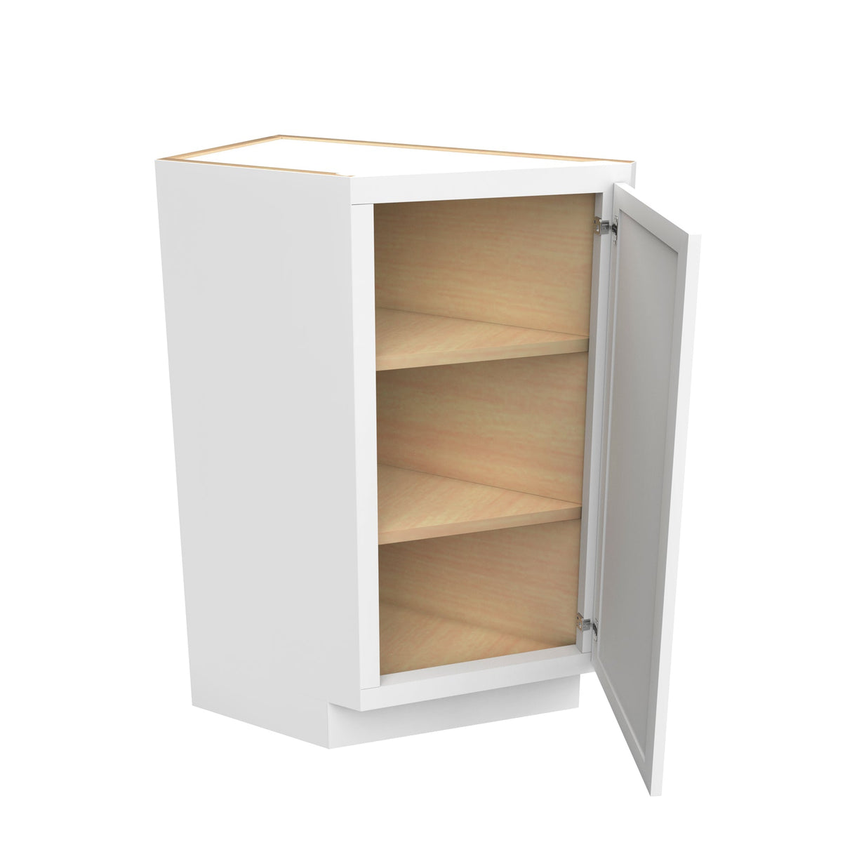 RTA - Fashion White - Angle Base End Cabinet | 12"W x 34.5"H x 24"D