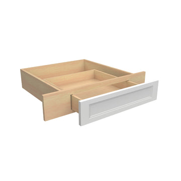 RTA - Fashion White - Desk Drawer | 30"W x 4.5"H x 21"D