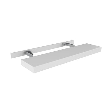 Fashion White - Floating Shelf | 42"W x 2.5"H x 10"D