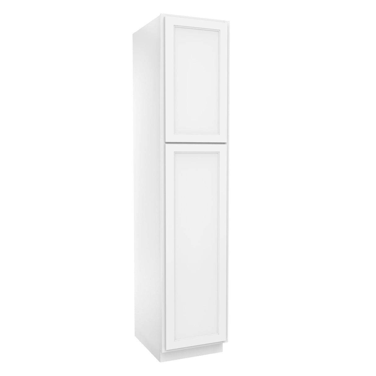 RTA - Fashion White - Single Door Utility Cabinet | 18"W x 84"H x 24"D
