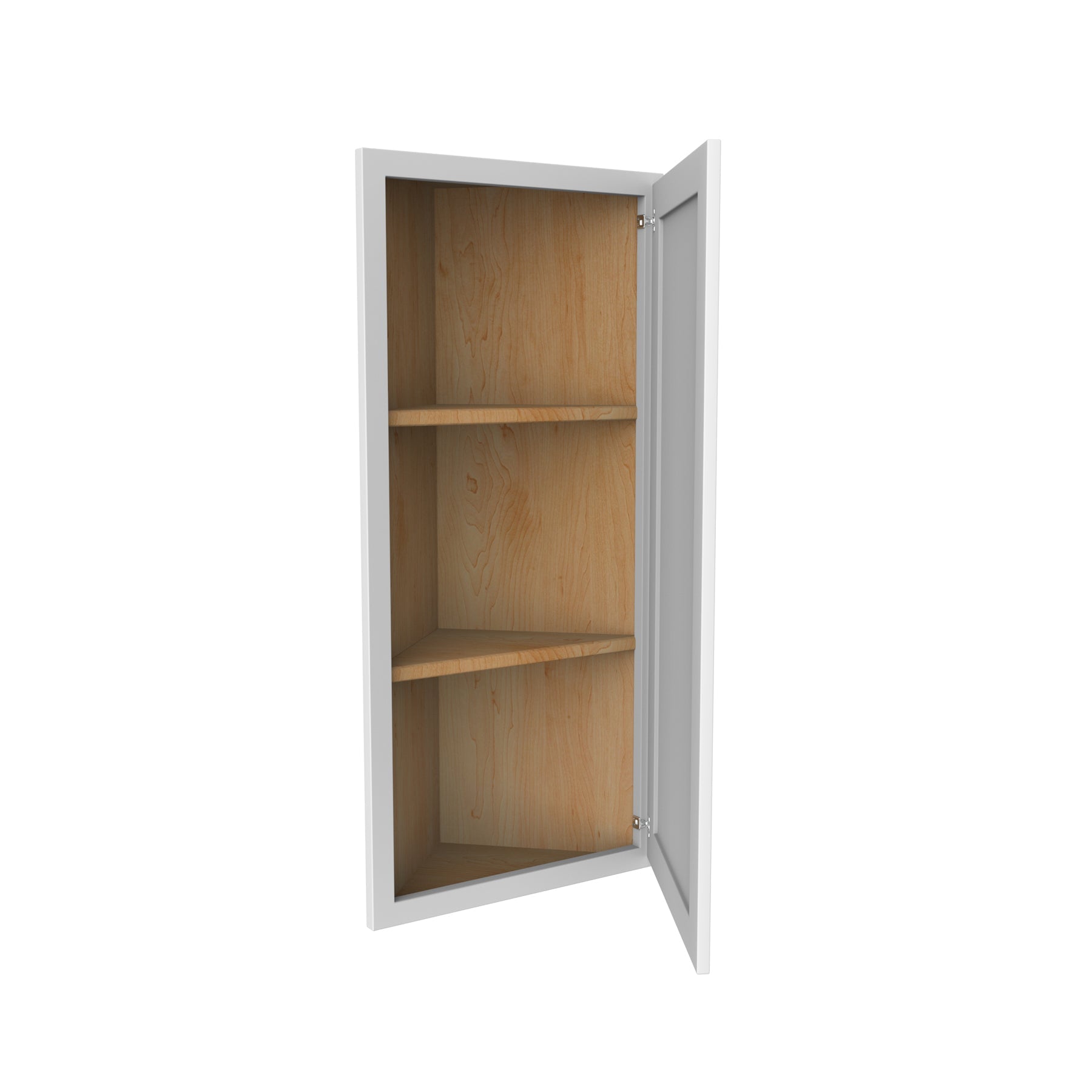 RTA - Fashion White - Single Door Wall End Cabinet | 12"W x 36"H x 12"D
