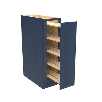 Fashion Ocean Blue - Spice Base Cabinet | 9"W x 34.5"H x 24"D