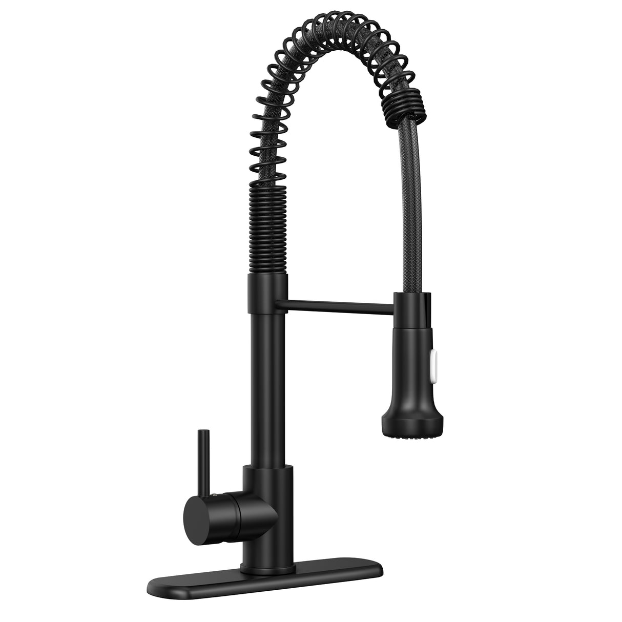 Single Handle Pull-down Sprayer Kitchen Faucet With Dual Mode Switch in Stainless Steel